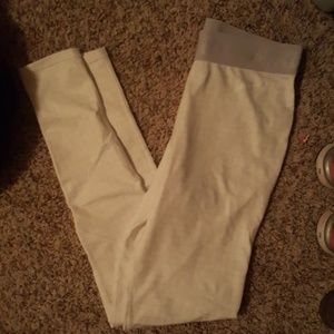Nike Pro white full lengthy athletic leggings